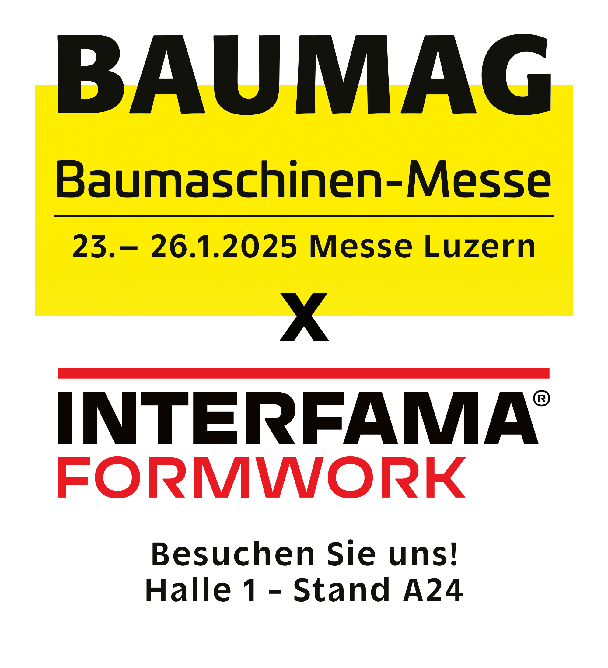 BAUMAG (Baumaschinen Messe 23.-26.1.2025 Messe Luzern) Interfama Formwork