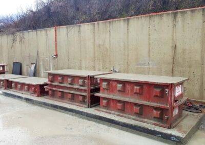 Formwork for concrete blocks