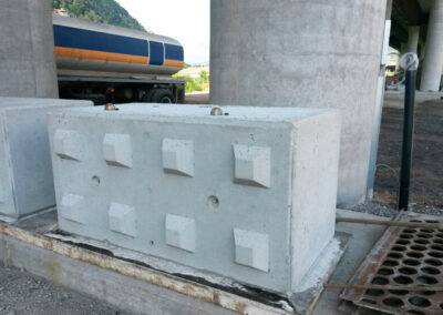 Blöcke aus Beton